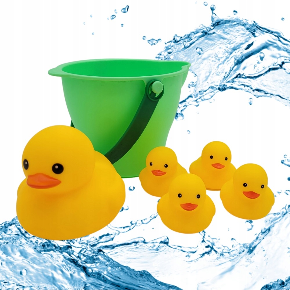 

Kaczuszki Kąpielowe Rodzinka 5szt. Wiaderko