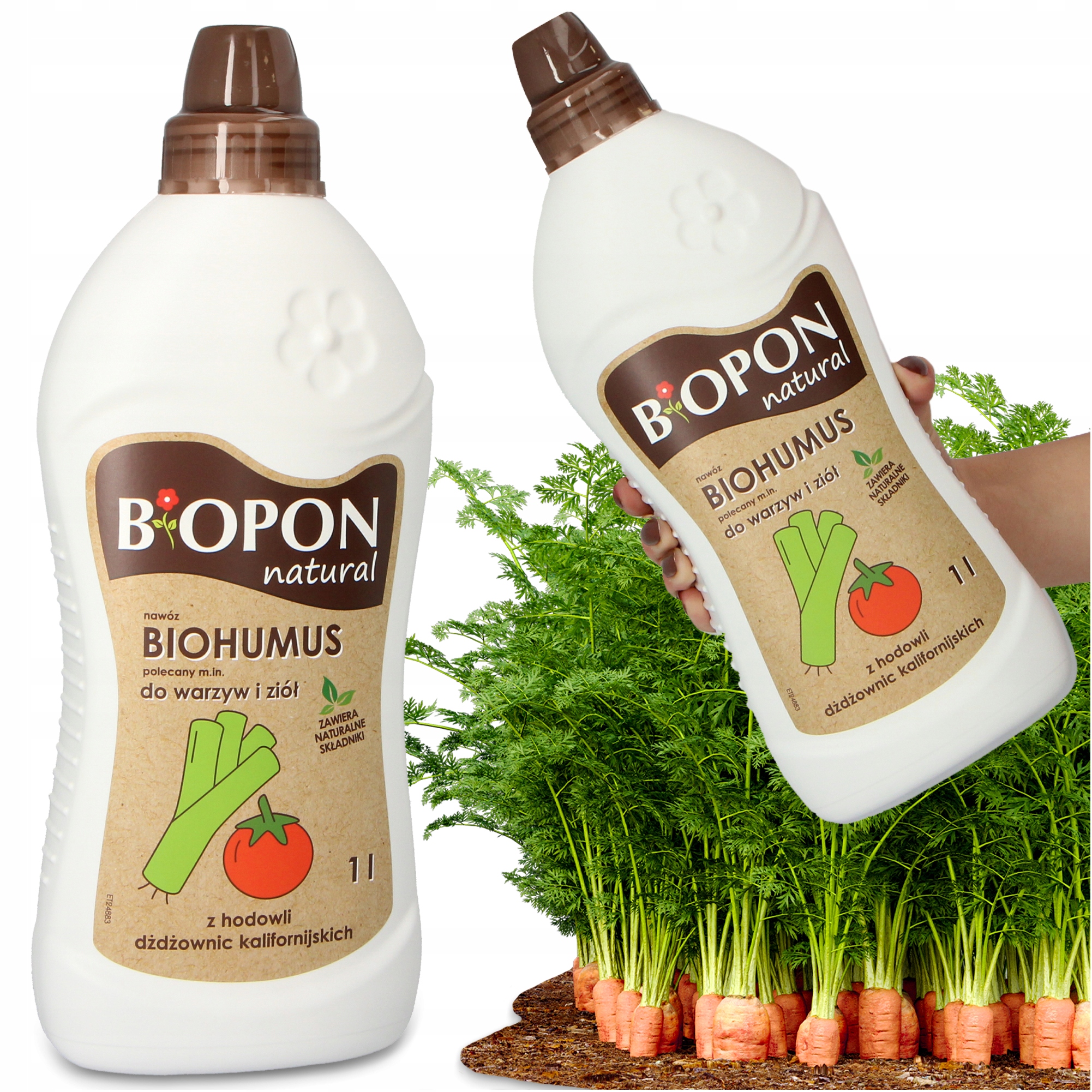 

Biohumus Nawóz Warzyw Roślin Ziół Naturalny 1l