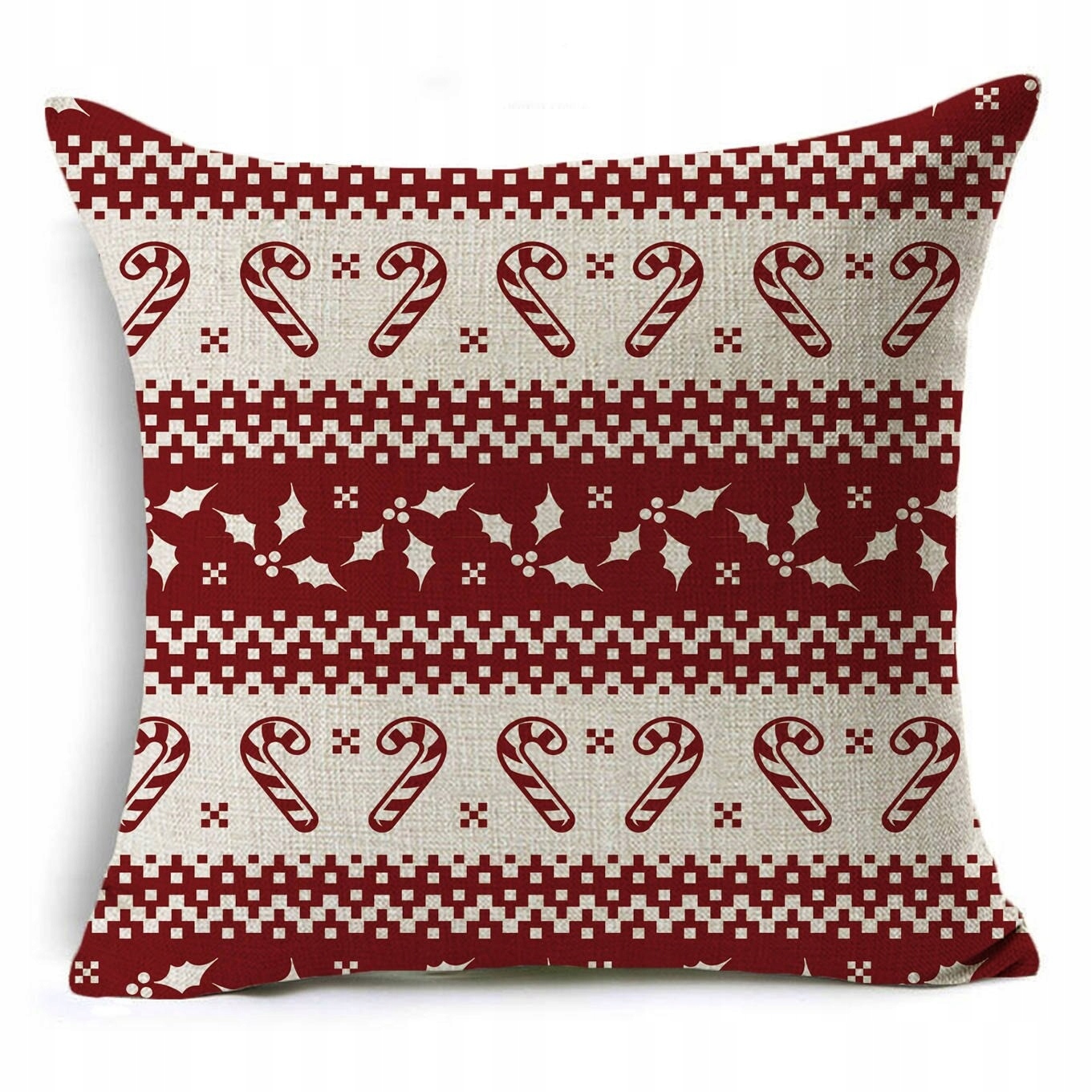 ŚWIĄTECZNA POSZEWKA NA PODUSZKĘ DEKORACYJNA 45X45