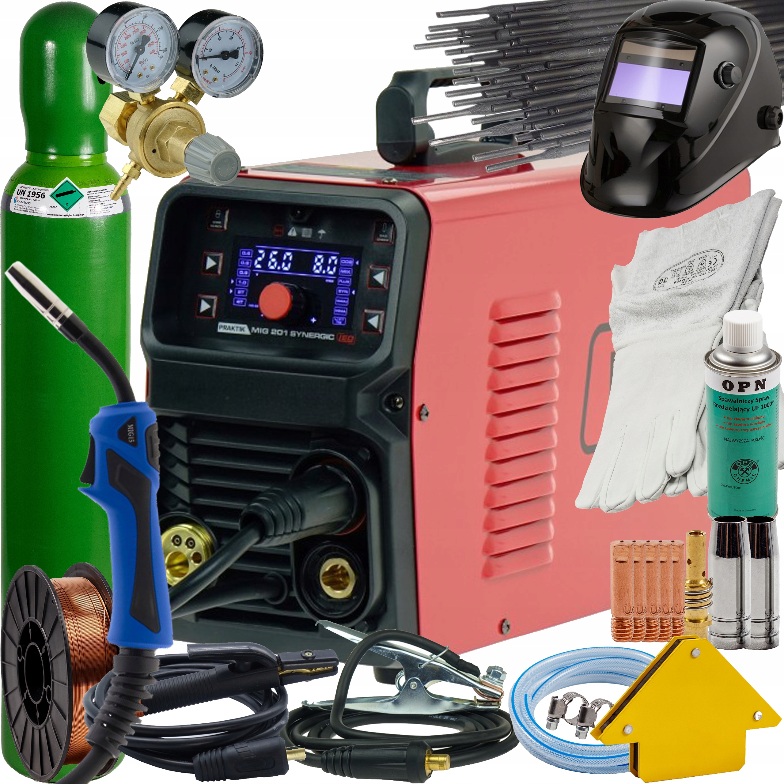 Svářečka Migomat Mig/mma/tig Euro Praktik Mig 201 Synergie Igbt Ideal 1