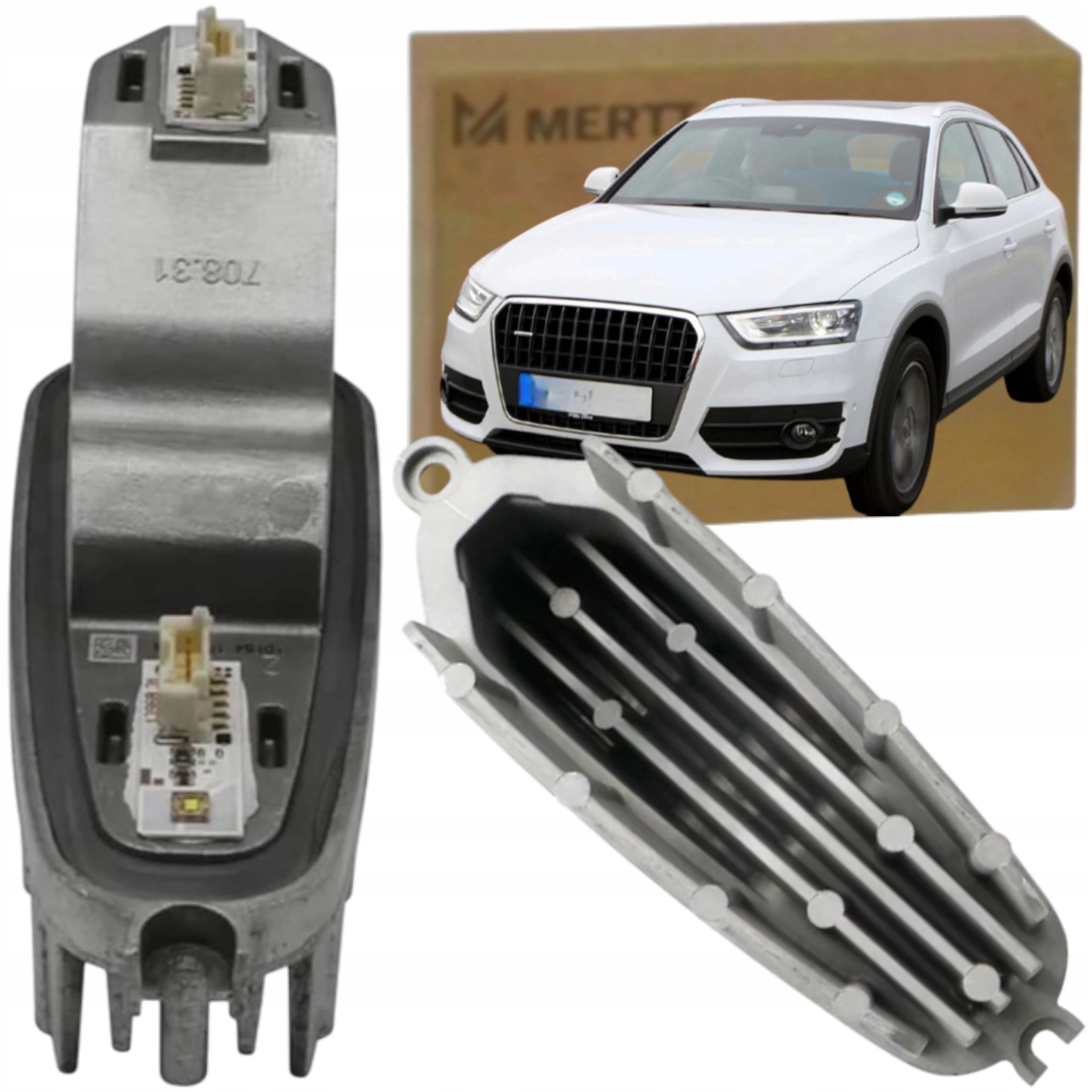 Modul Ježek Led Drl světel pro denní svícení Xenon Audi Q3 8U 11- 8U0941475A