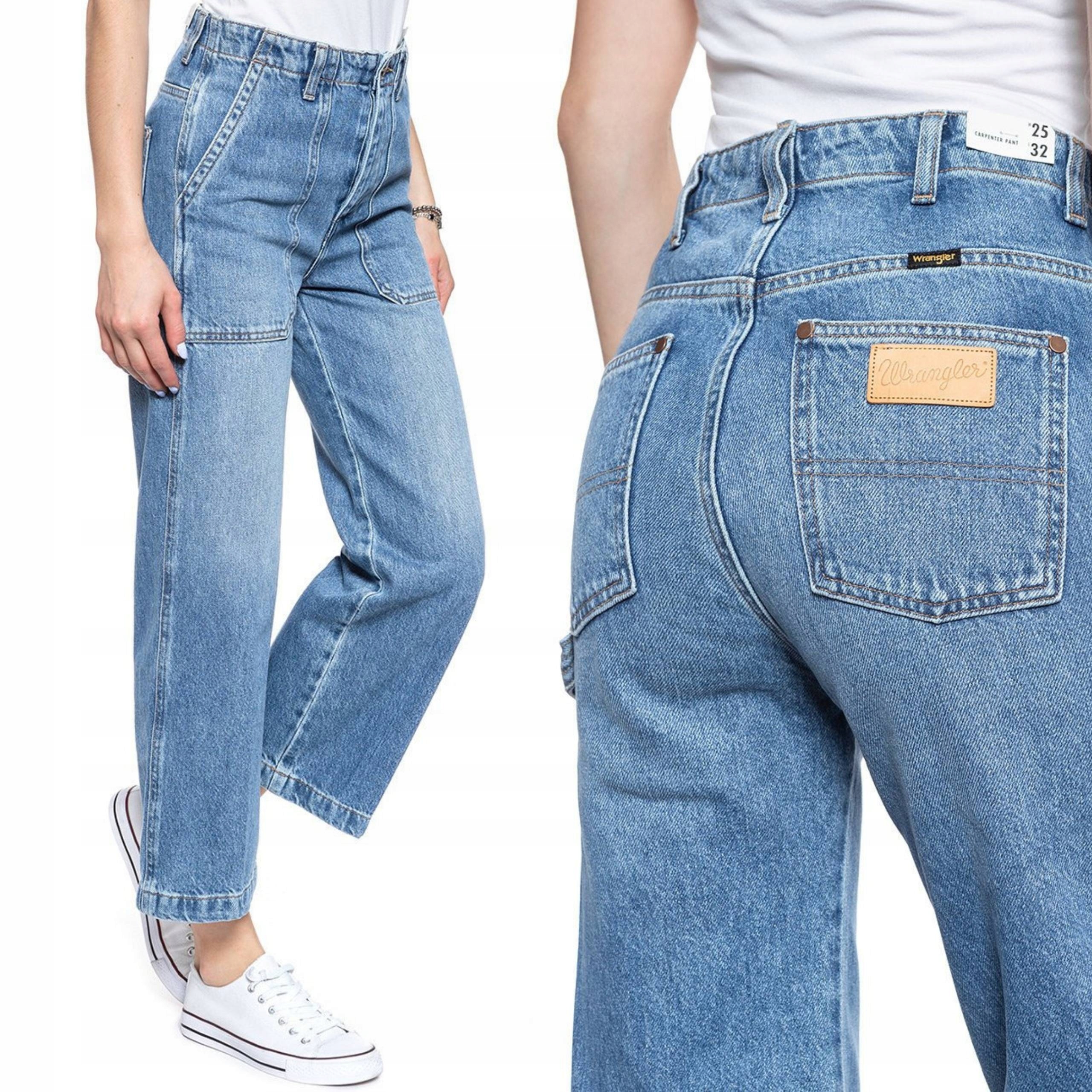 Wrangler kalhoty Jeans modré Carpenter Pant W28 L32