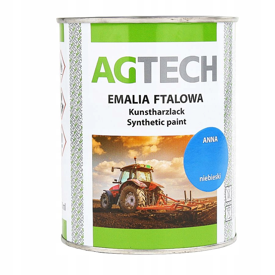 Farba lakier niebieska Mtz kombajn Anna 0,8l Agtech