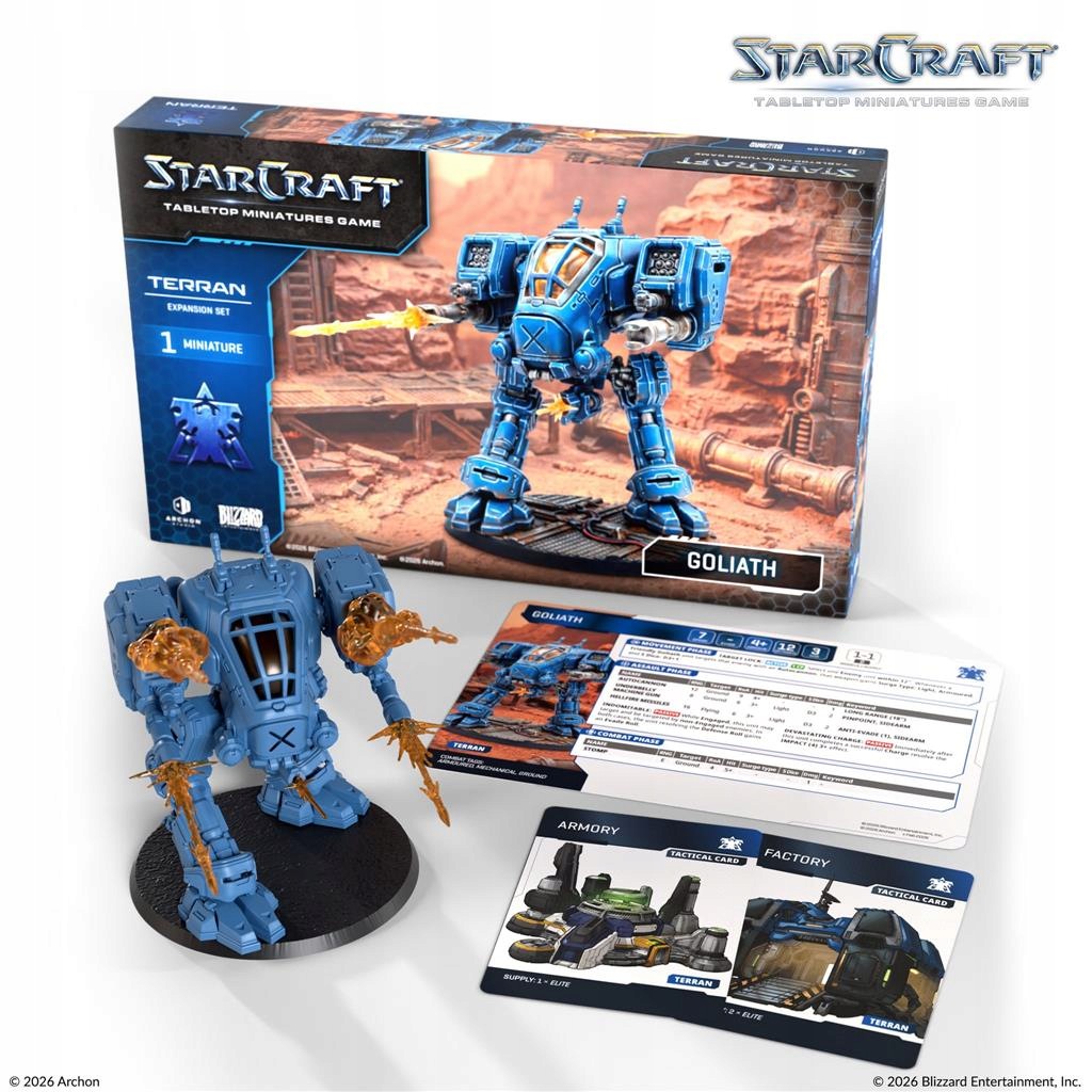 StarCraft The Miniatures Game Goliath Terran Expansion Set