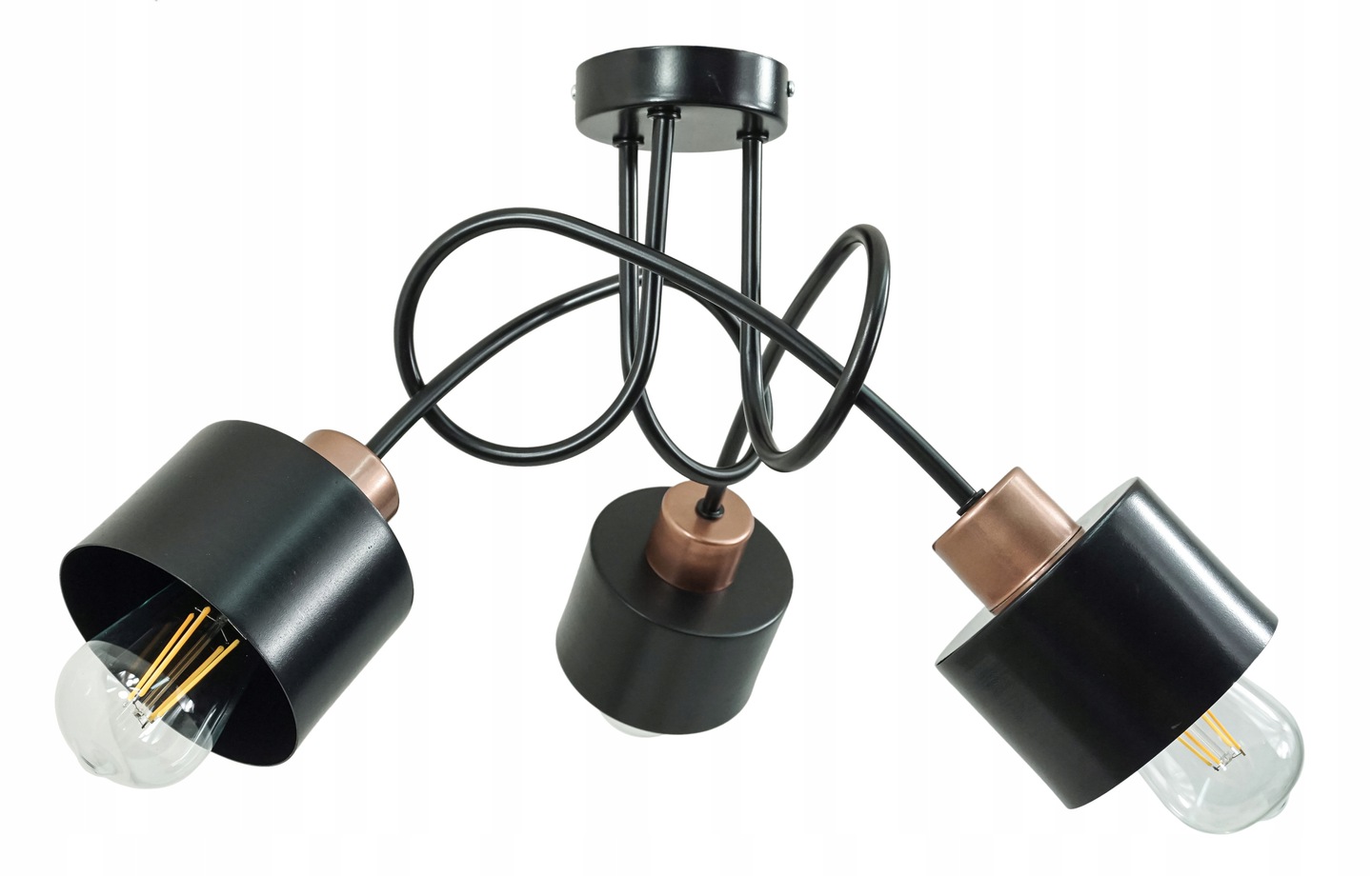 Stropní svítidlo závěsný lustr Loft Metal hrnek 3