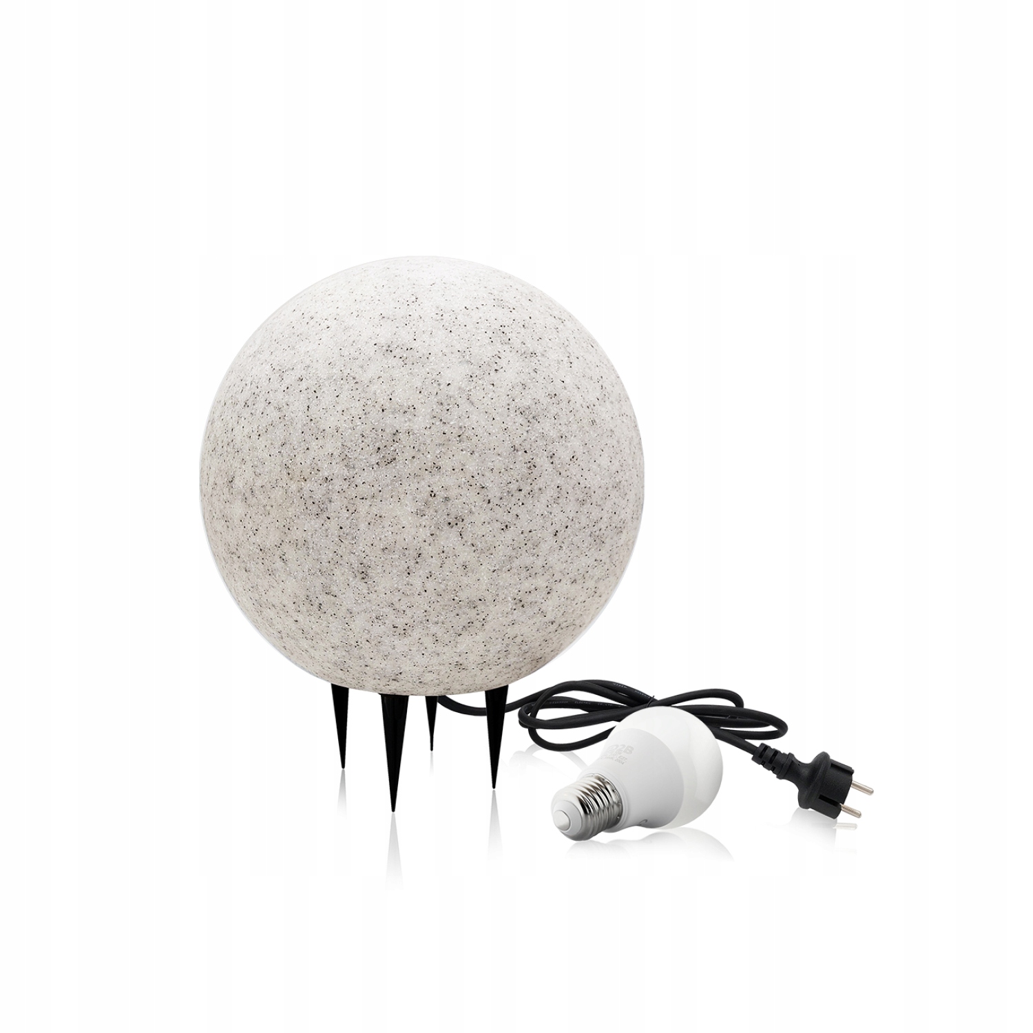 Set Zahradní Koule Flora S voděodolná Led Žárovka 7W neutrální barva