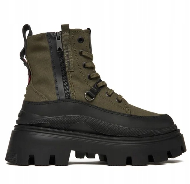 Dámské boty Palladium Squad Zip 99532-325 zelené 37 Zelená