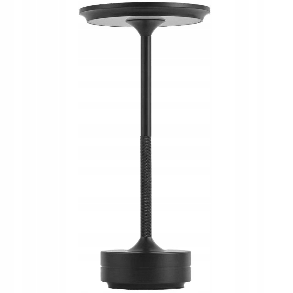 Stolná nočná lampa Usb, nabíjateľná, farba čierna