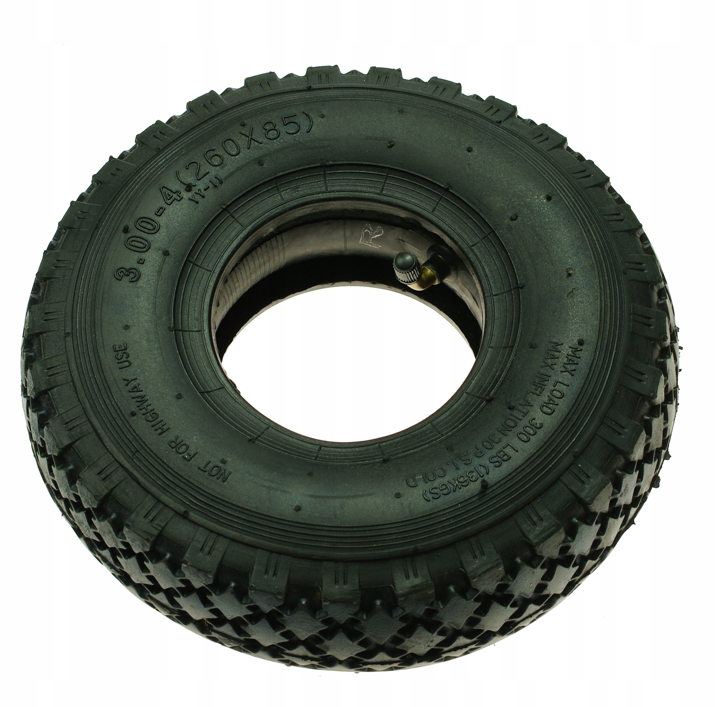 

Zestaw Opona+dętka Do Koła Wózka 3.00-4/2PR 260x85