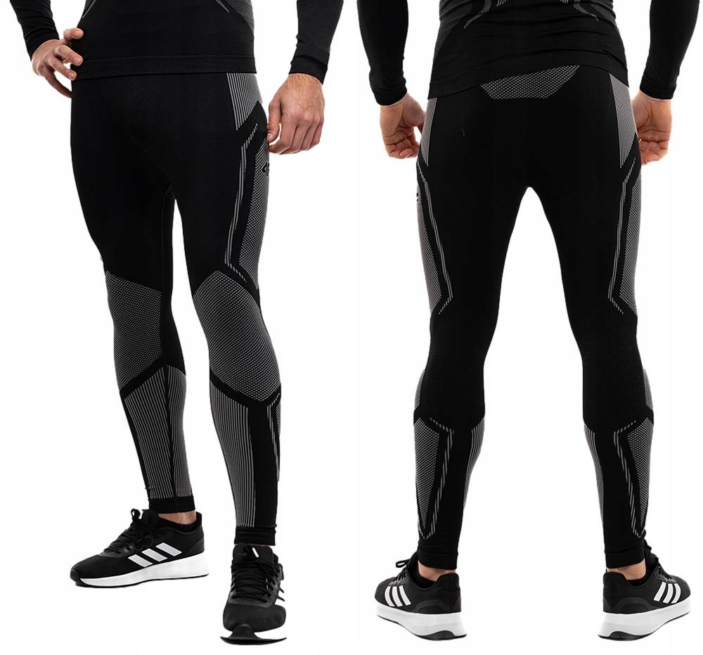 4F Pánské termoaktivní bezešvé tréninkové sportovní legíny, velikost L/XL