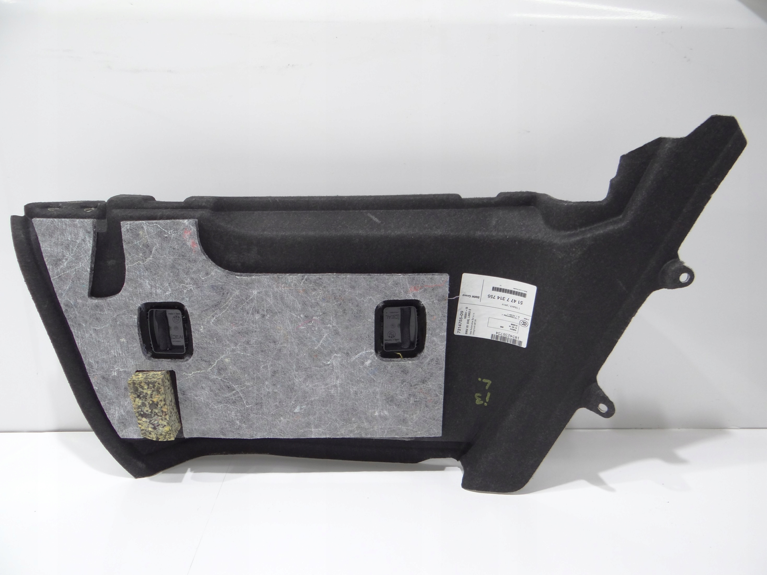 boot upholstery left rear part BMW I3 L01 7314755