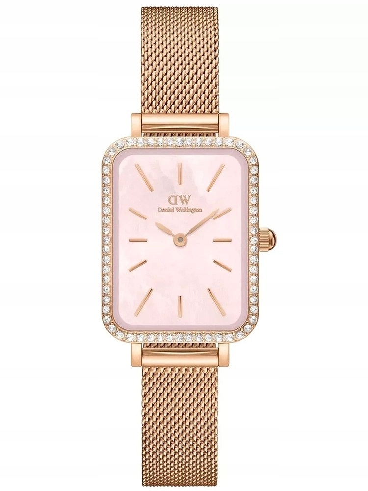 Dámské Hodinky Daniel Wellington Quadro Lumine Bezel Melrose Pink DW0010066