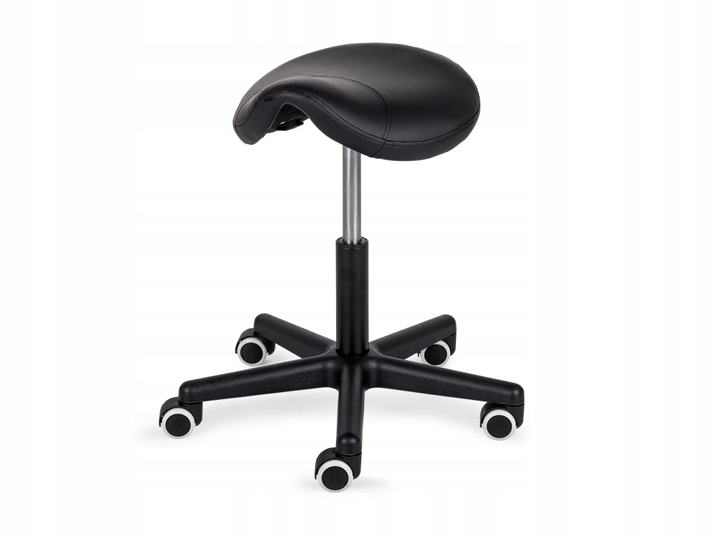 Taboret Kosmetyczny Lekarski Ergonomiczny Na Kółkach Siodło Stołek Obrotowy