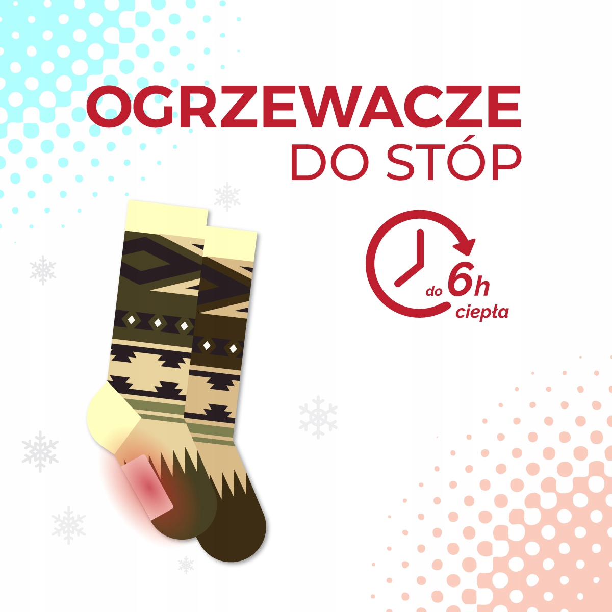 

Grzejki ogrzewacze stóp palców skarpet 10 par 909