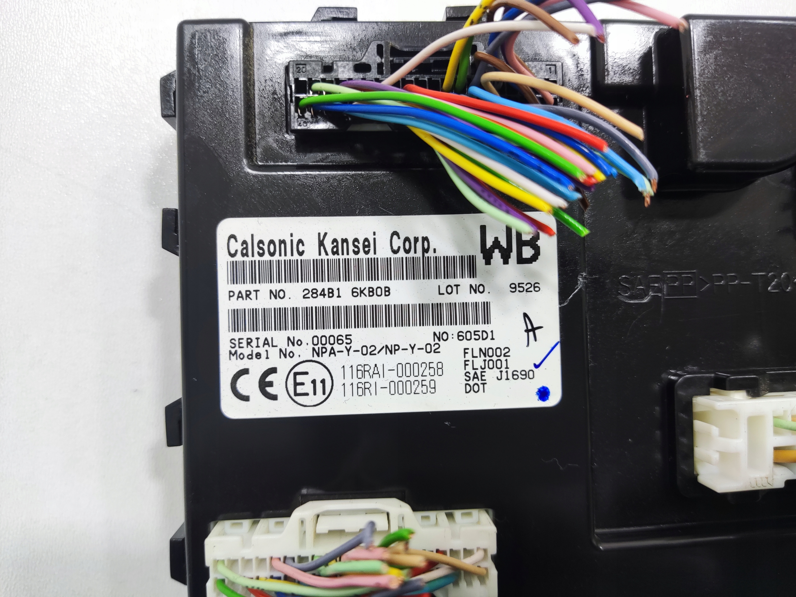 module control unit BSI NISSAN NAVARA IV D23 NP300 284B16KB0B 2015-2022