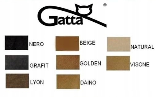 Klasyczne Rajstopy lycra Rajstopy Gatta Laura 20 den VISONE beżowe r.6-XXL Kolekcja Classic Collection