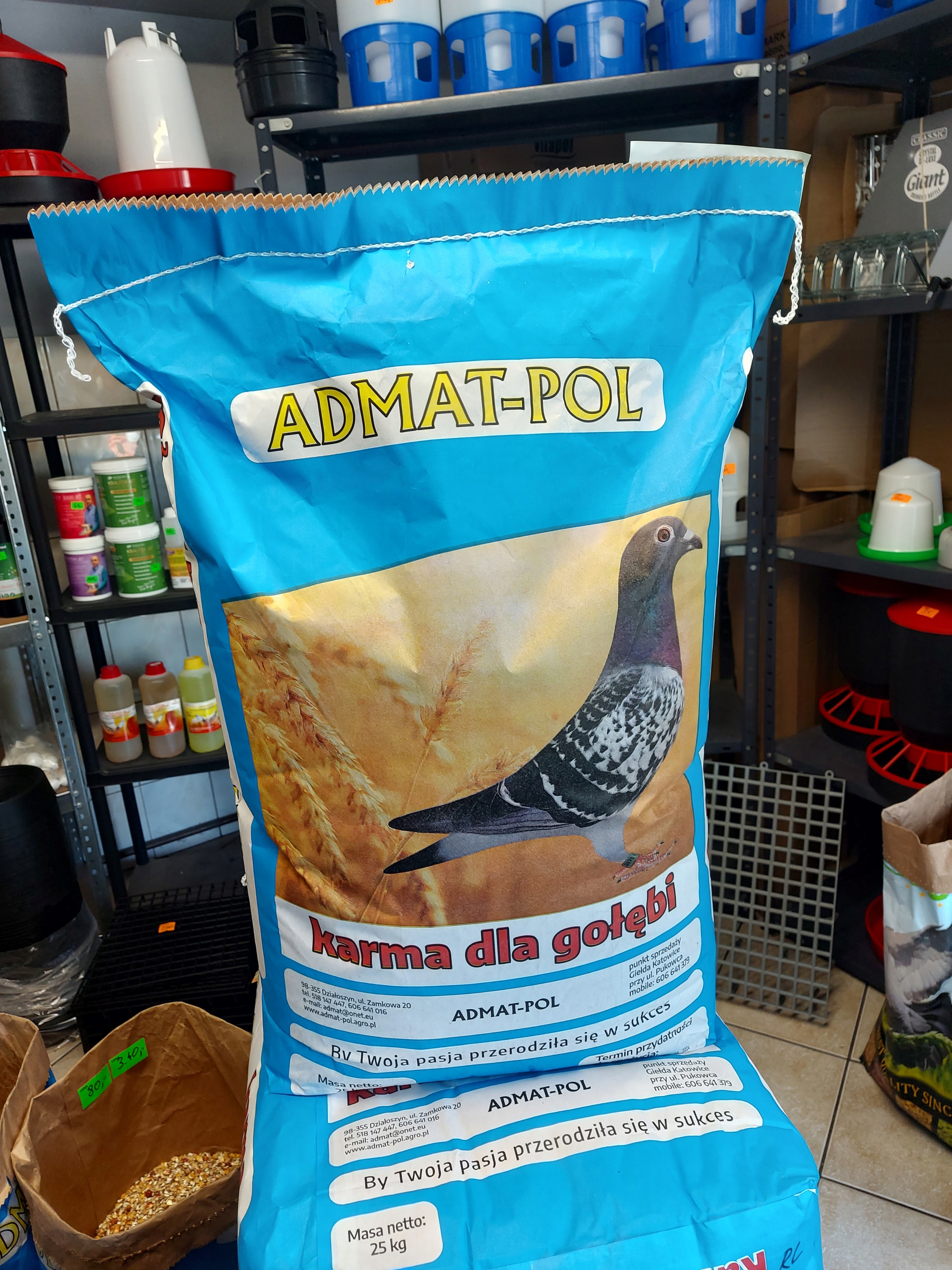 Karma dla gołębi RL Rozpłodowo-lotowa ADMAT-POL Rodzaj karma