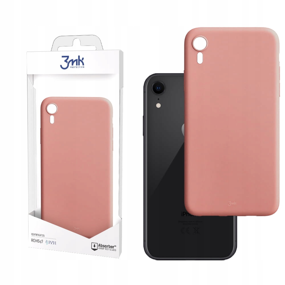 

Różowe odporne etui do iPhone Xr 3mk Matt Case
