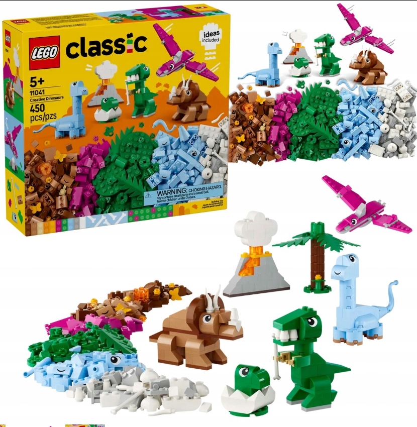 Lego Classic Kreatywne Dinozaury Dinozaur Triceratops Trex Dla Dzieci