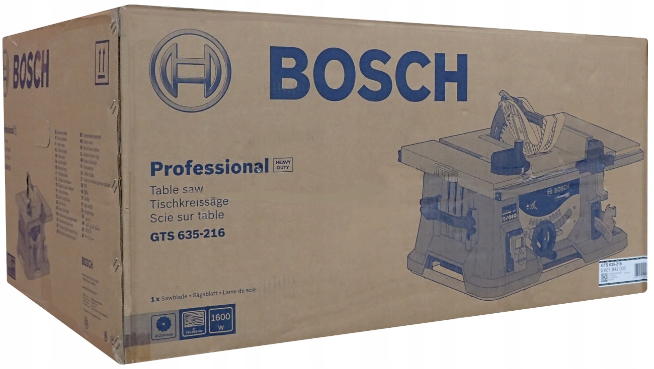 

Bosch Gts 635-216 Piła Pilarka Stołowa 1600W 216mm