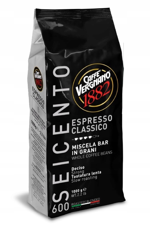 Káva zrnková Vergnano 600 Seicento Espresso 1 kg