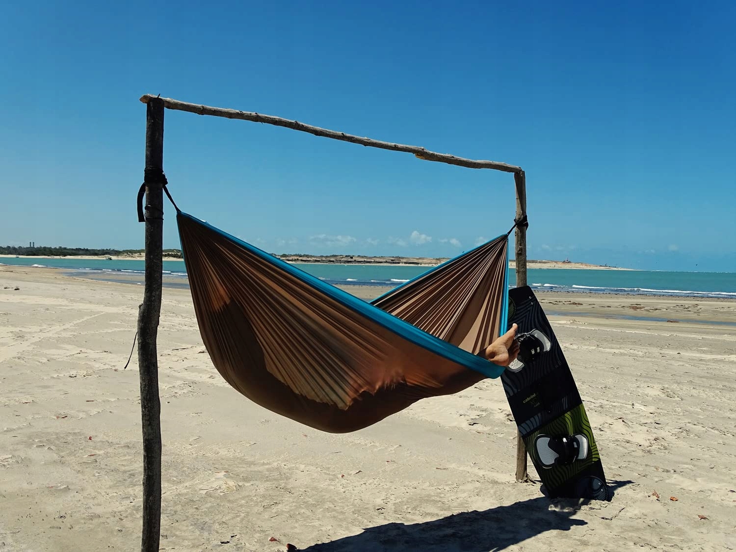 AMAZONAS Ultralekki Hamak Silk Traveller XL Komfortowy 200 kg 295x150 cm — miniatura 5