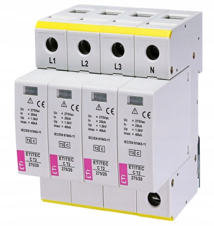 Omezovač Přepětí Typ T2 275/20 4P Etitec C Eti 002440395