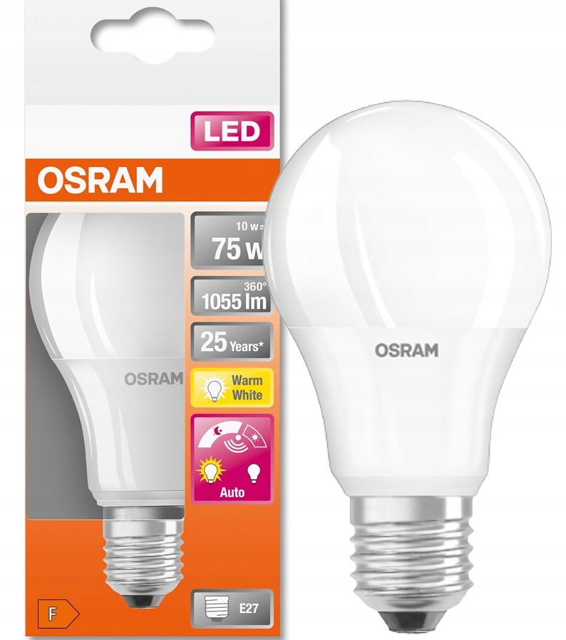 

Osram Led z czujnikiem zmierzchu 10W 75W E27