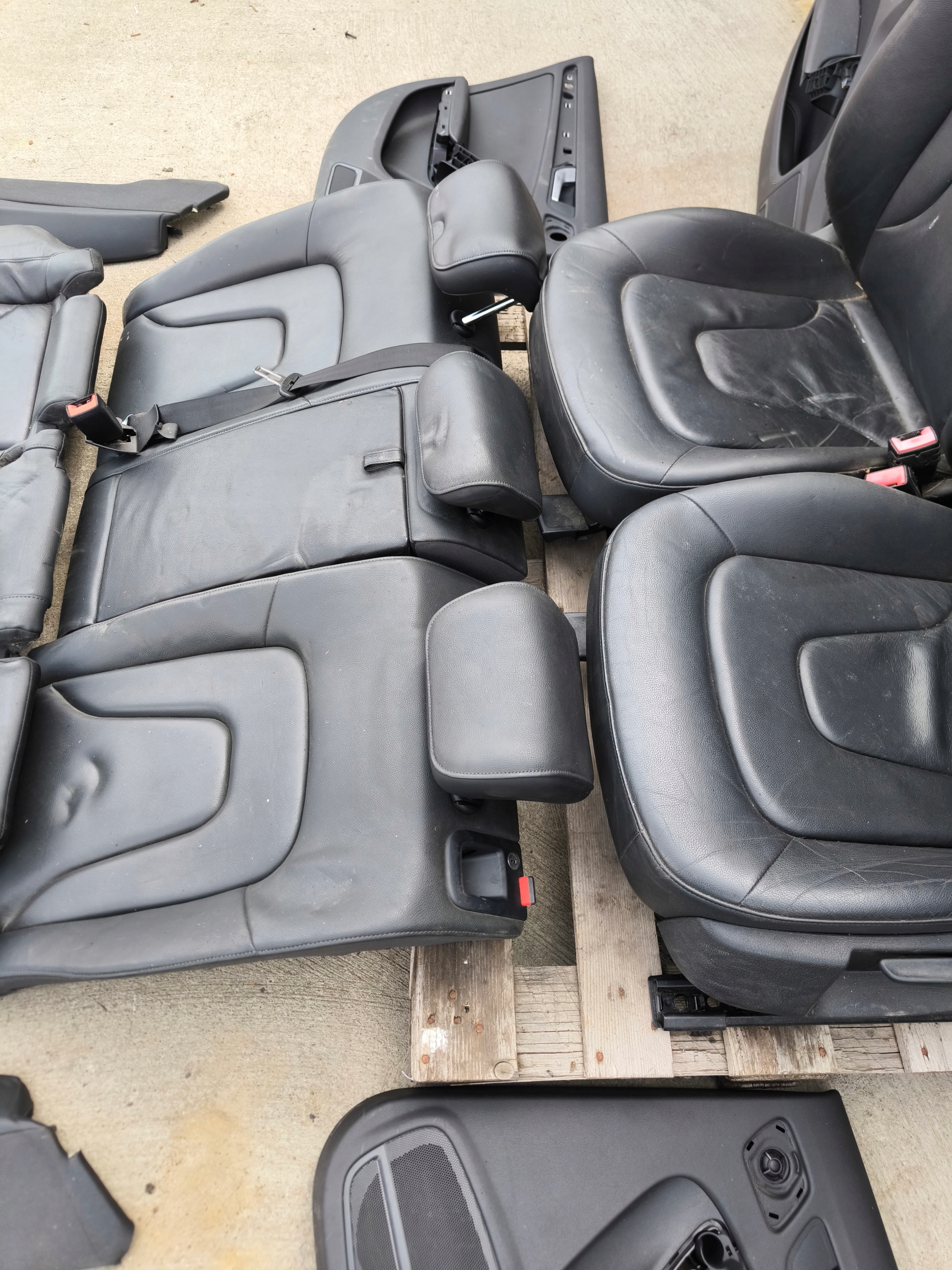 Sitz Sitze AUDI A4 B8 KOMPLET Leder ohne Hitzung !!! *2