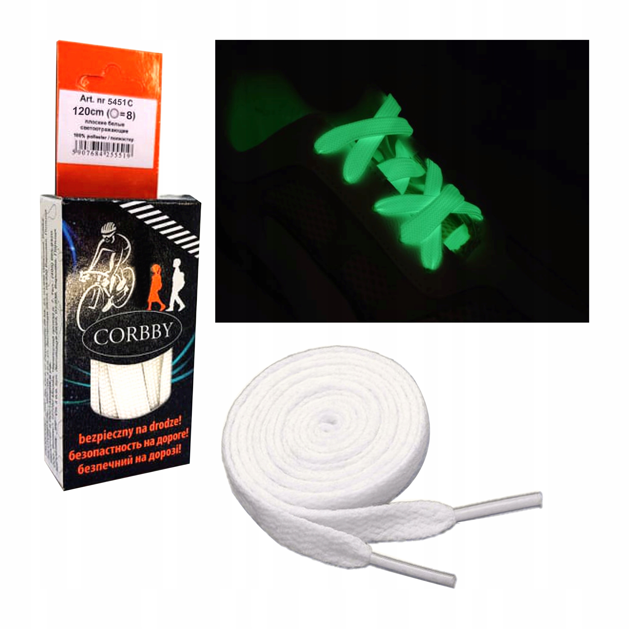 

Sznurowadła Fluorescencyjne Sznurówki Świecące 120