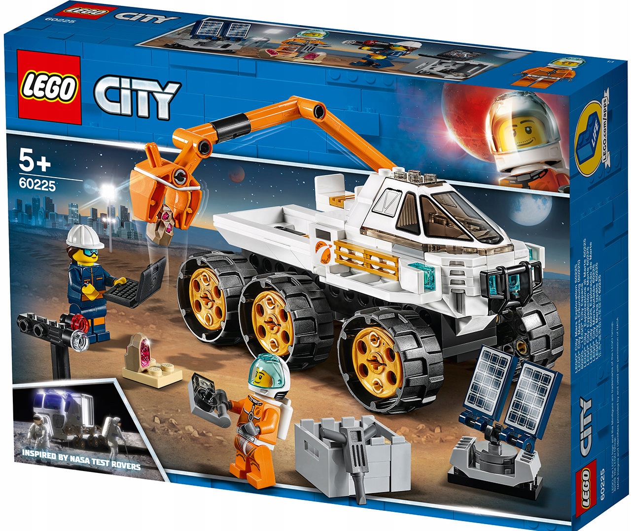 Lego City 60225 Zkušební jízda s vozítkem Sada pro fanouška kosmického vesmíru