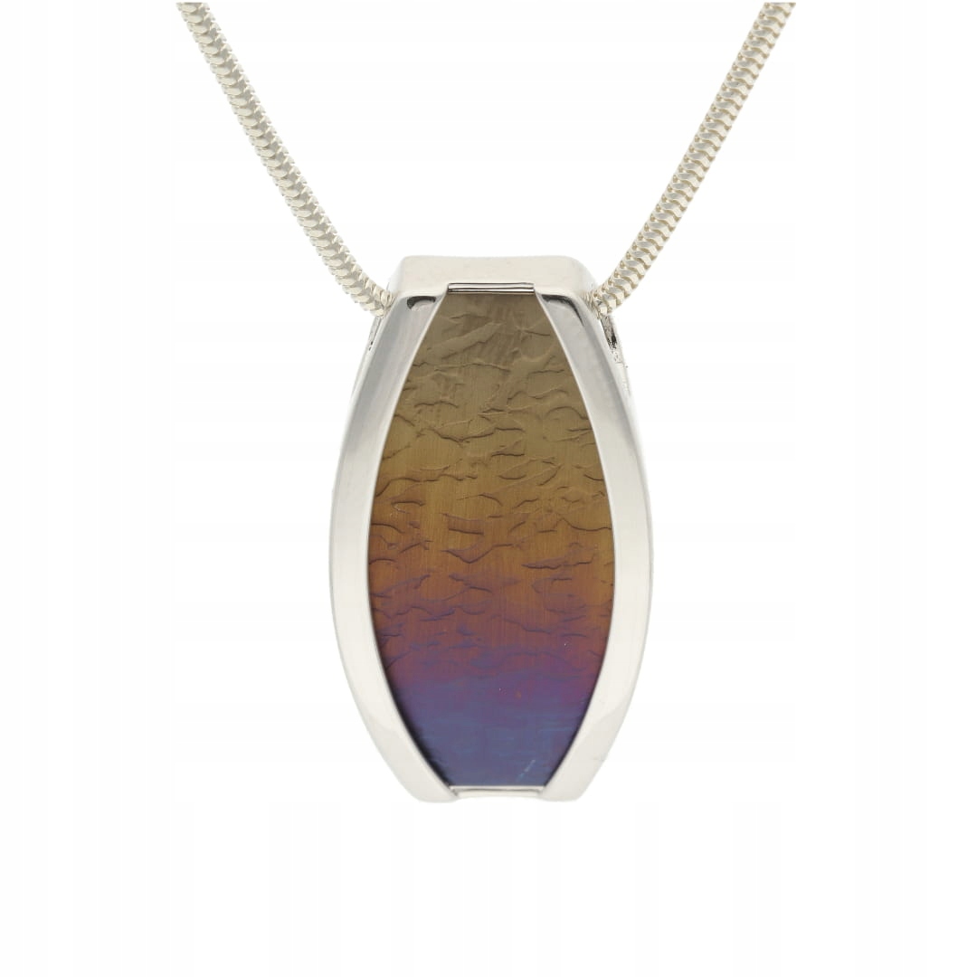 Přívěsek titan ombre stříbro