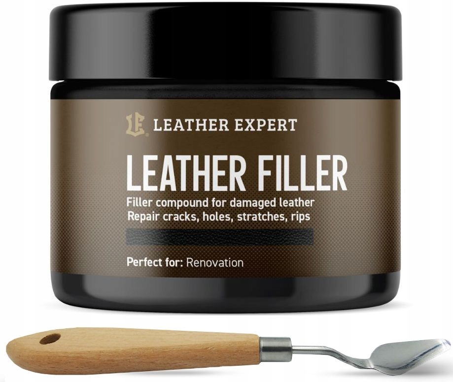 

Leather Expert Szpachla Czarny 50ml Płynna Skóra