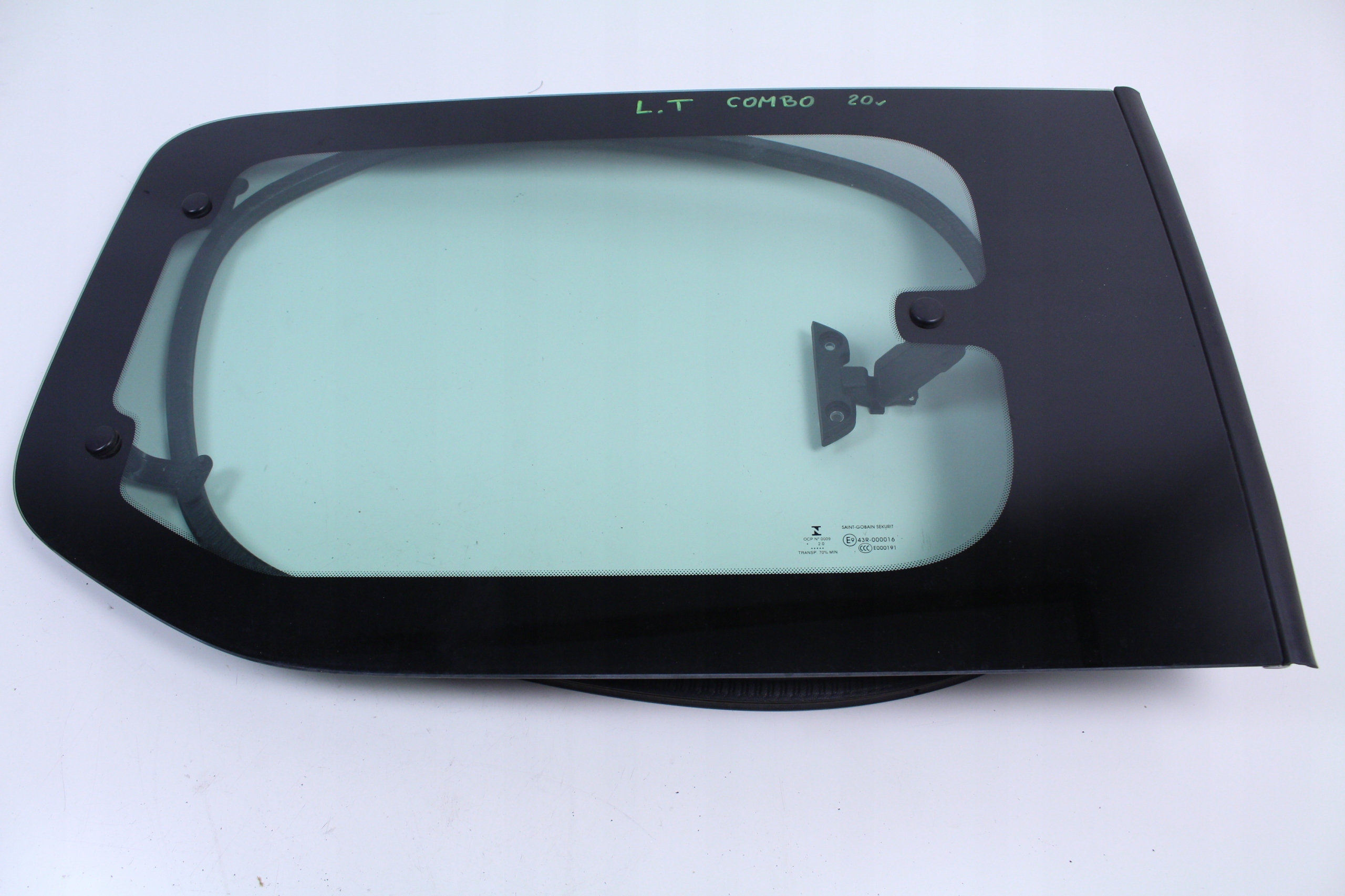 SZYBA DRZWI LEWY TYŁ OPEL COMBO IV E 20r. Numer katalogowy części SZYBA KAROSERYJNA   OPEL COMBO 20r.