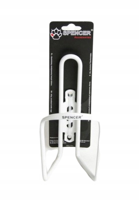 

Koszyk bidonu Spencer alu biały