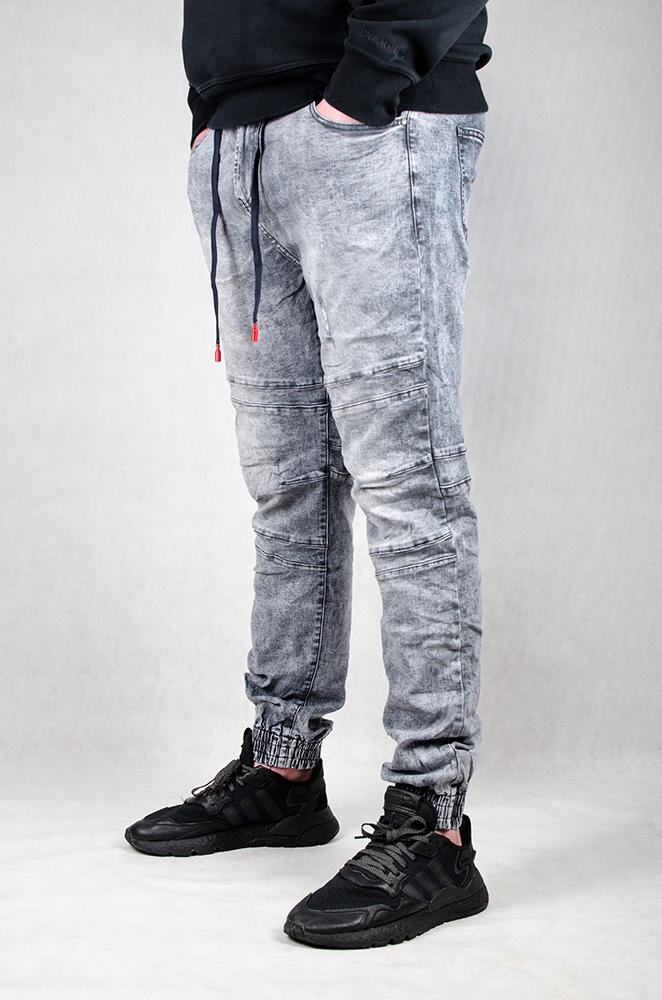 Jogger мужские брюки джинсы съемник серый