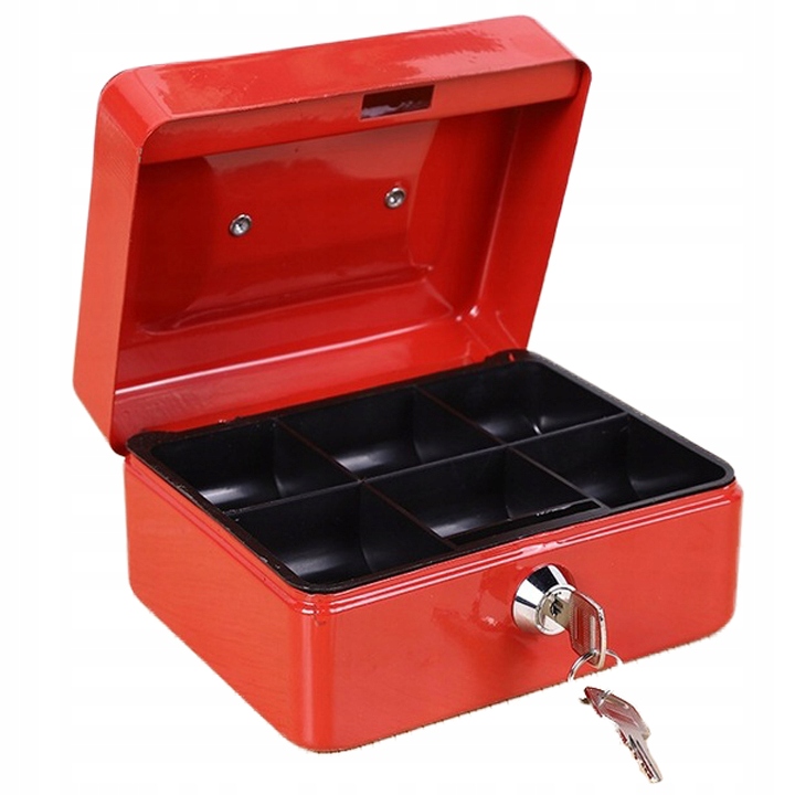 

Metalowa Kasetka Na Pieniądze Klucz Bilon Sejf Cze