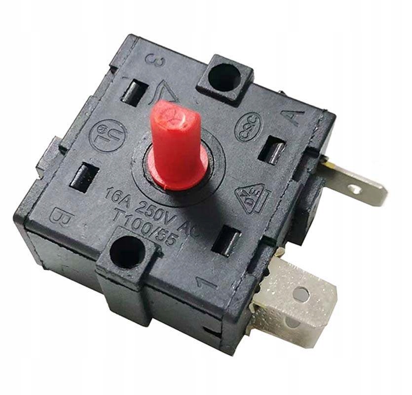 

Przełącznik T100/55 16A RT2 Do Nagrzewnic 3-PINOWY