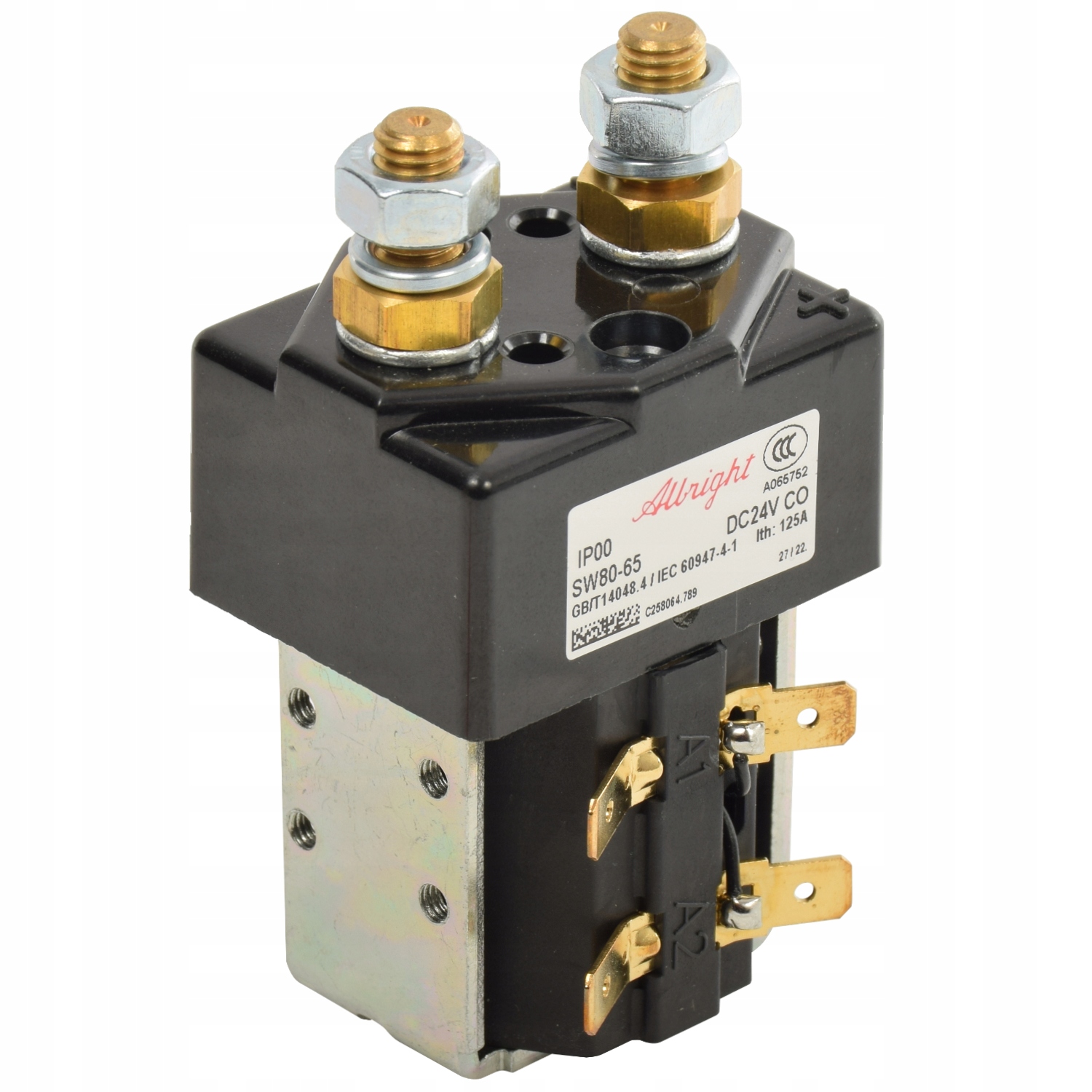 PRZ-24V-1 - КОНТАКТОР SW80-24V 125A-ALBRIGHT ОРИГІНАЛ 80-65