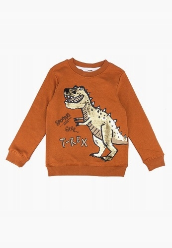 

bluza z cekinami dinozaur H&m 98 3 l j9
