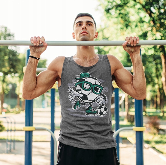 TANK TOP ANIMOWANE STREET SOCCER Rozmiar L