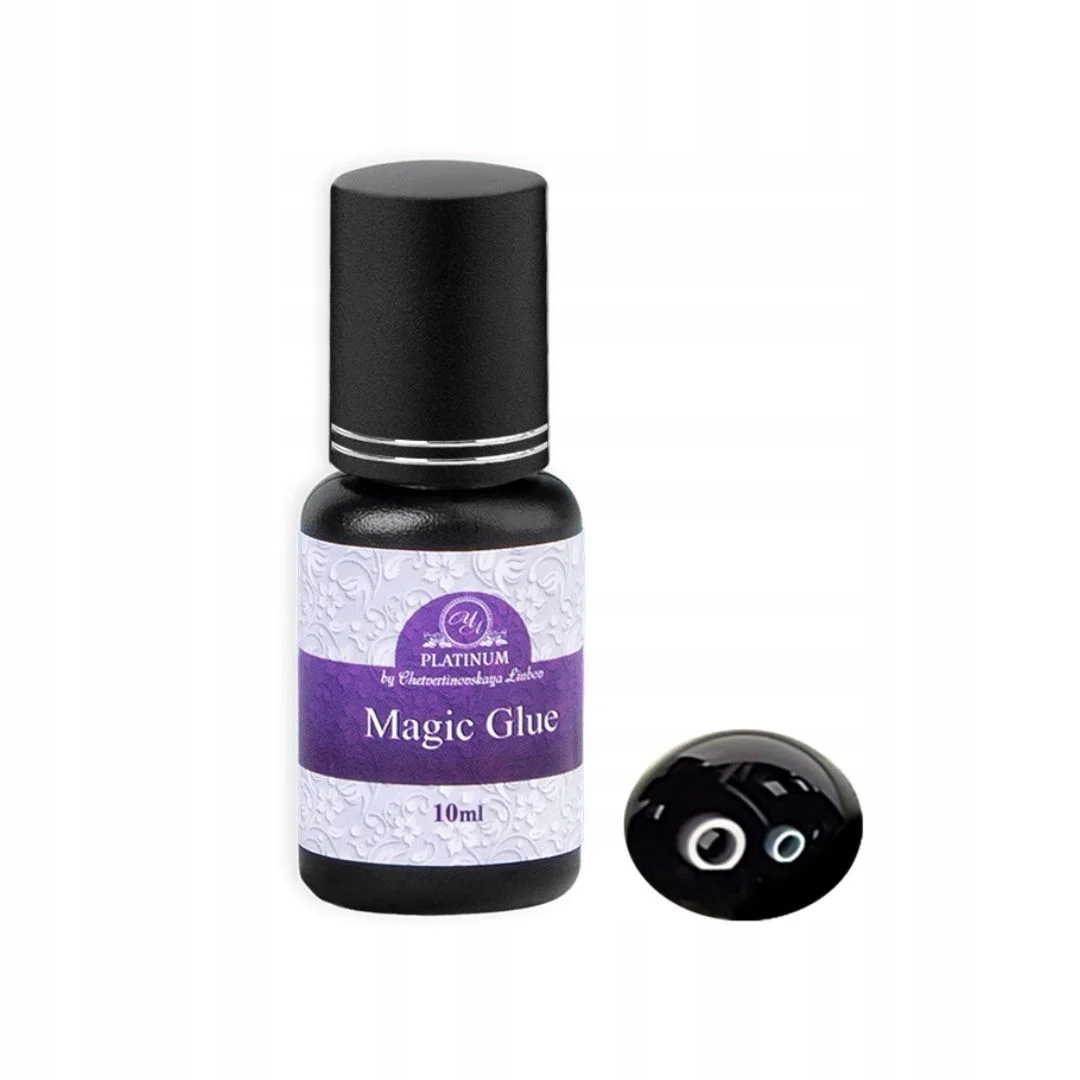 Klej do Przedłużania Rzęs Magic 10 ml Czarny Platinum Ultra Fiksacja