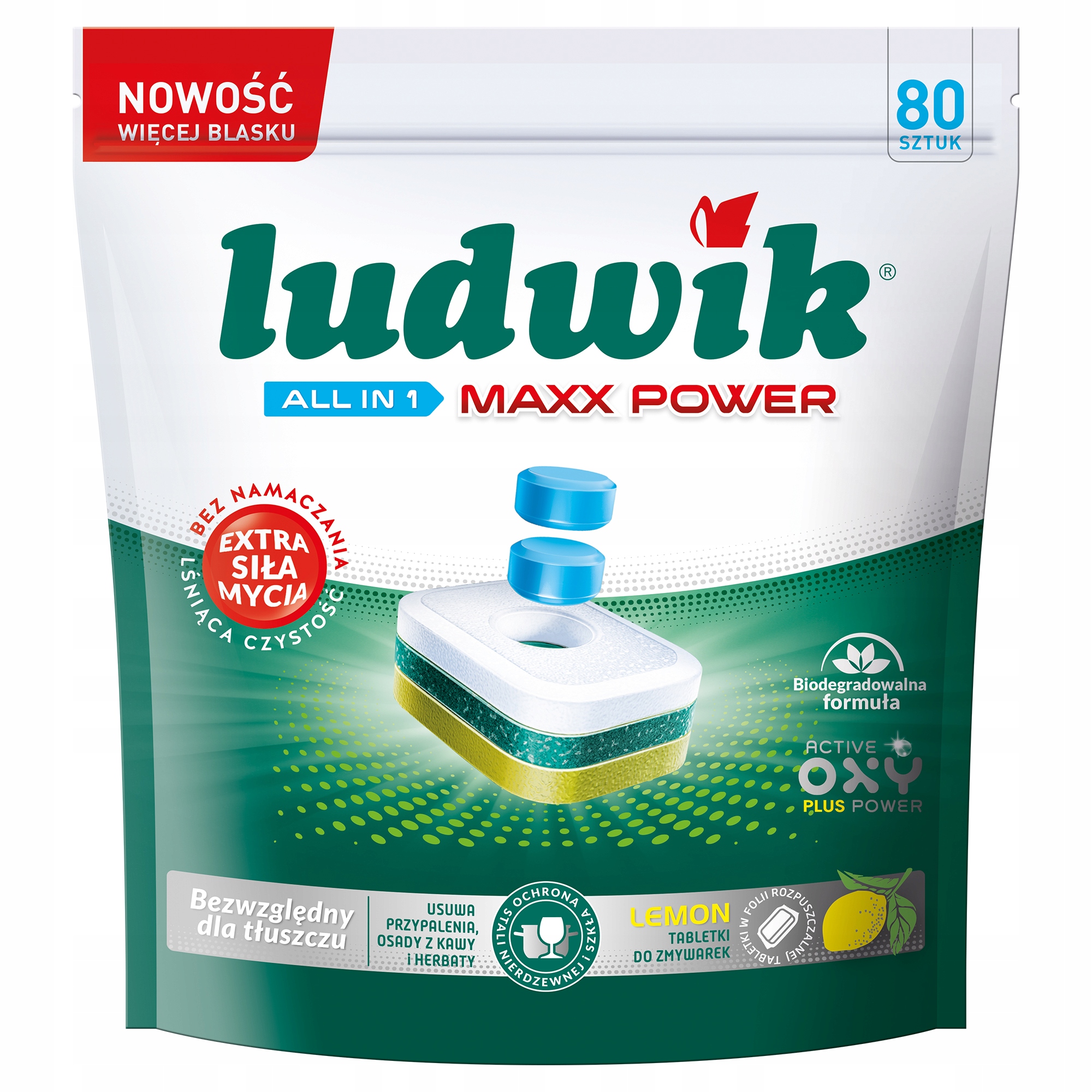 

Ludwik Tabletki Do Zmywarek All In 1 Maxx Lemon