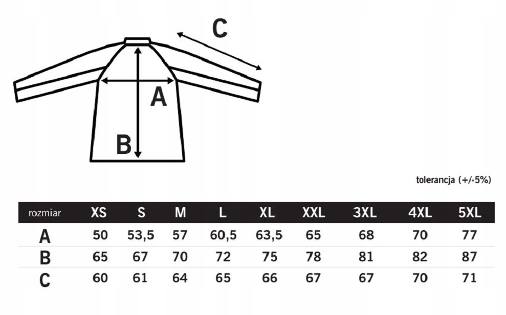 Polar Męski Bluza Męska Polarowa 340g Rozmiar S