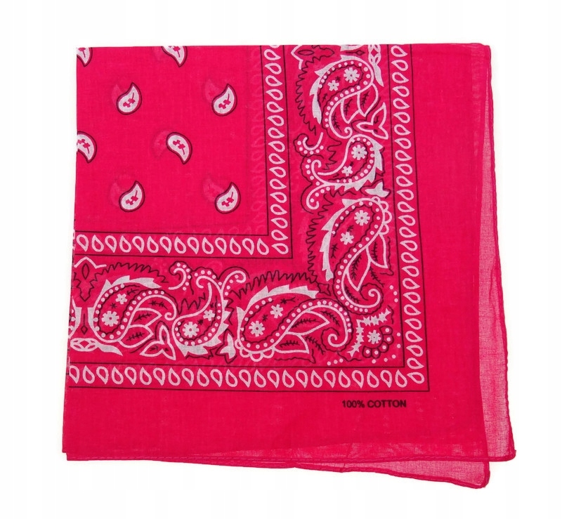 

Chusta bawełniana bandamka dzieci dorośli fuksja