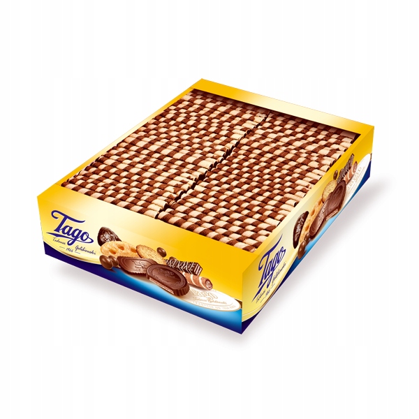 Levně Waflové trubičky s kakaovým krémem Tago 3kg