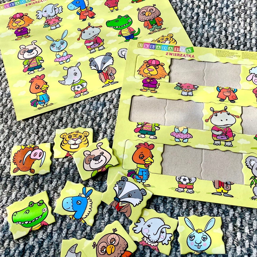 

Puzzle Zwierzątka