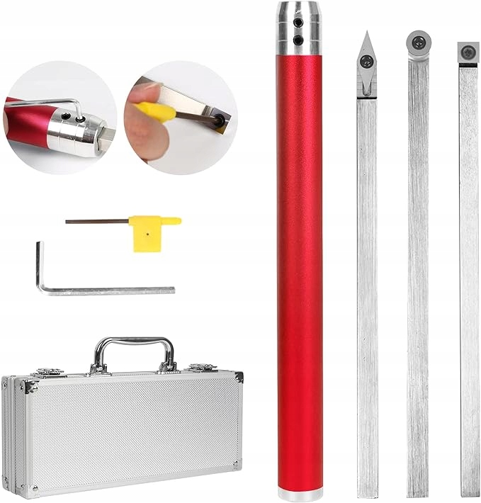 ZESTAW NARZĘDZI DO SKRAWANIA TOCZENIA DREWNA ALUMINIOWA RĘKOJEŚĆ RZEMIOSŁO