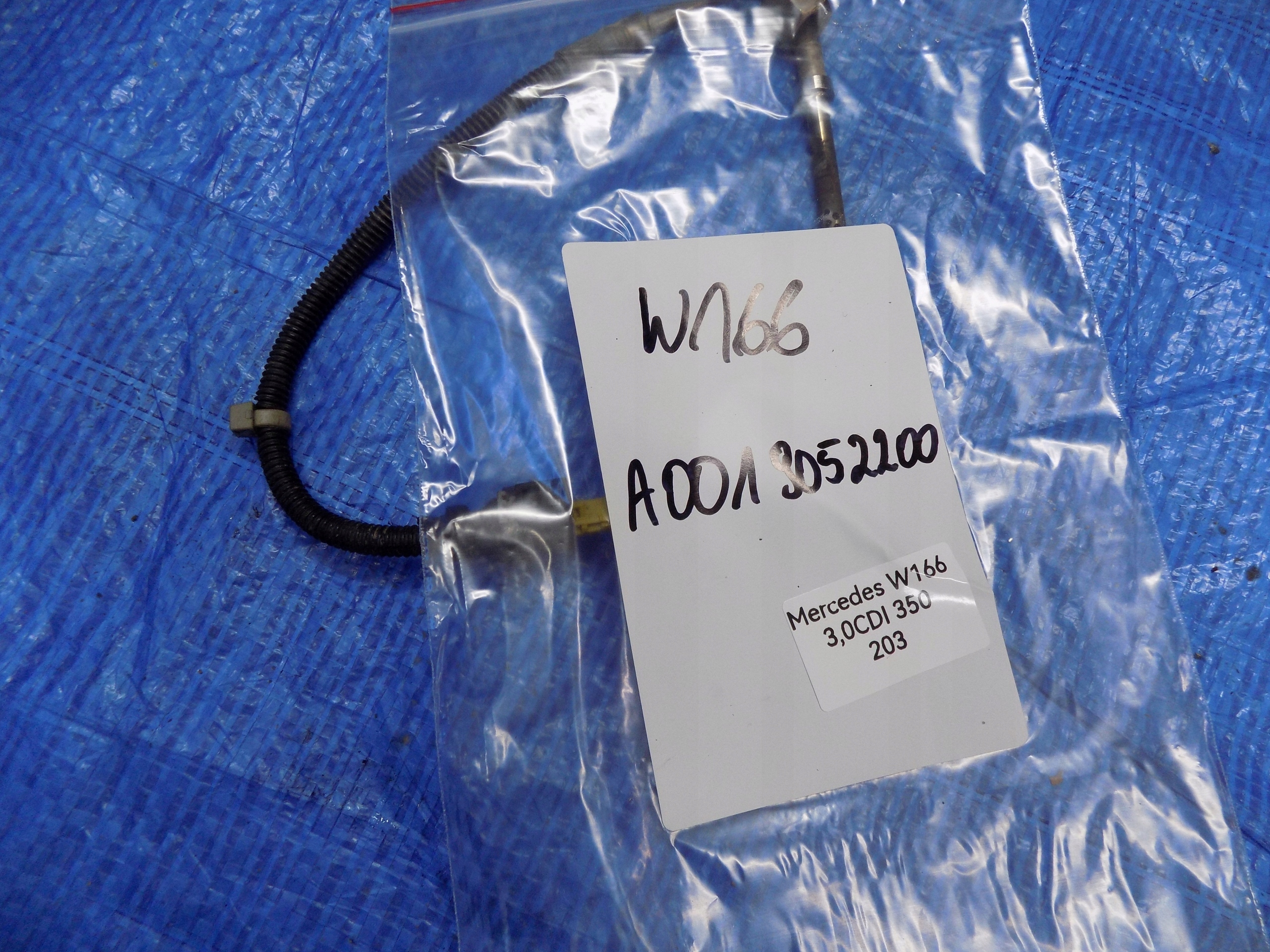 Sensor TEMPERATURY Gase MERCEDES ML W166 3,0CDI