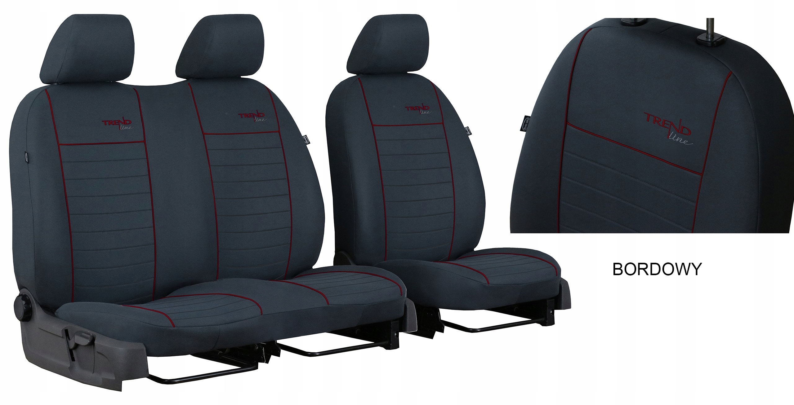 POKROWCE SAMOCHODOWE MIAROWE RENAULT TRAFIC 2 2+1 Typ pokrowiec